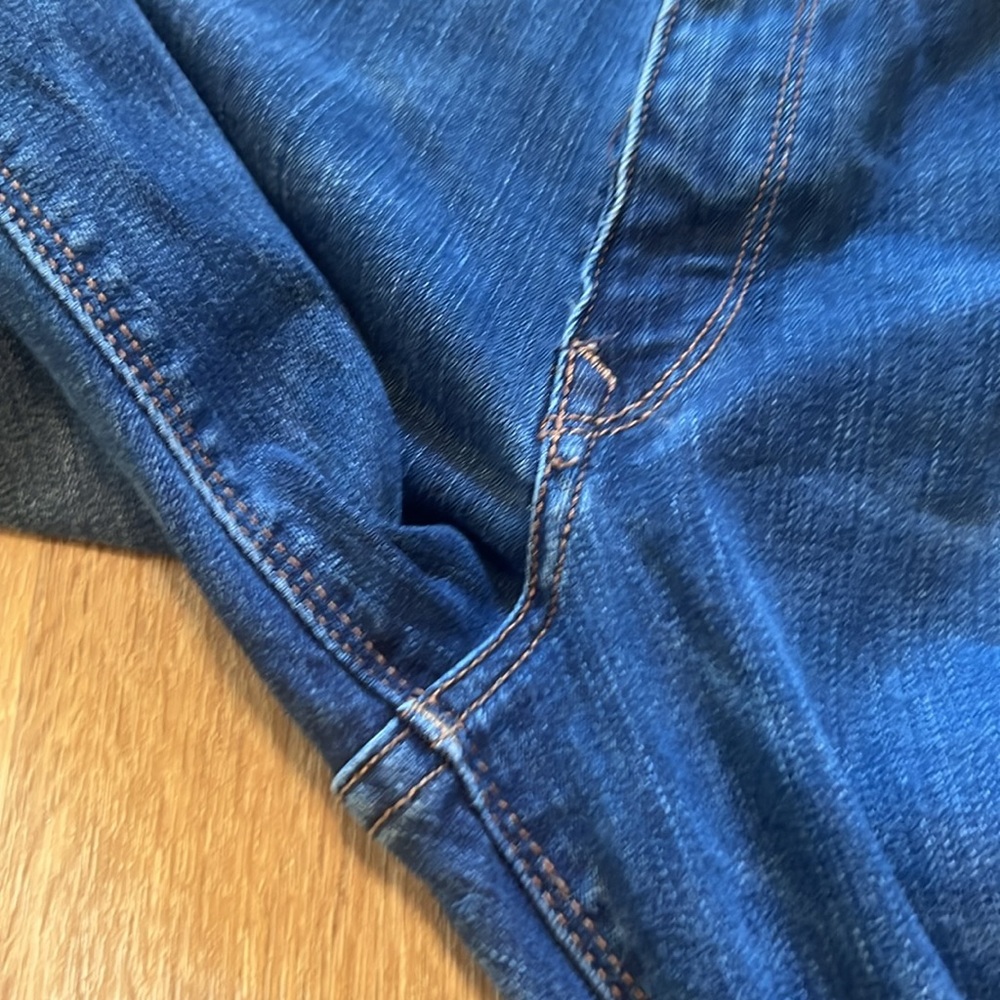 Express Ripped Jeans Cropped Skinny Mid Rise 14R - Picture 6 of 10